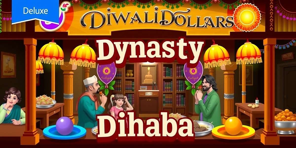 Dhaba Dollars Dynasty Official Cover Art Dhaba Dollars Dynasty game cover featuring a vibrant Indian dhaba with various regional dishes and customers